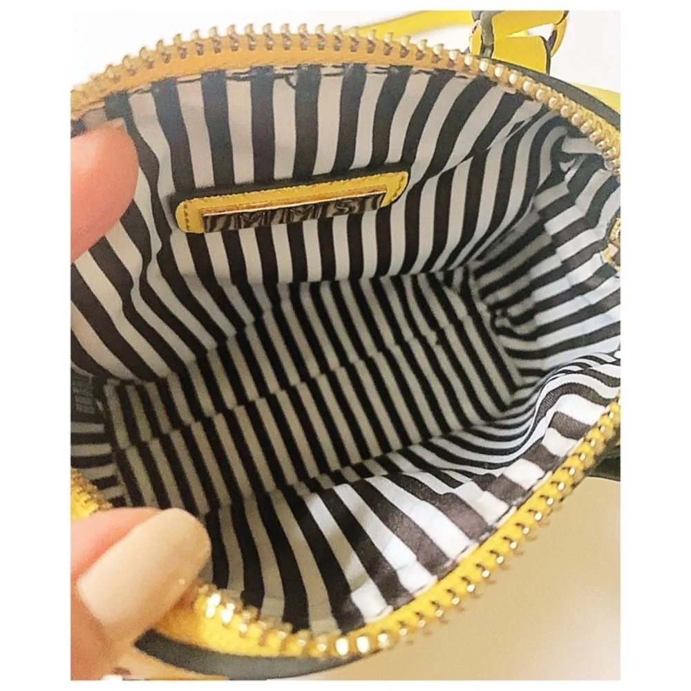 MMS Purse Yellow Laser-cut Petite Small Size Satchel / Cross Body — handbag